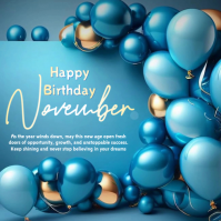 Joyful Birthday Card  Logo Logotipo template