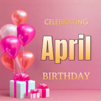 Joyful Birthday Card Logo template