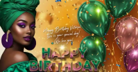 Birthday Celebration Obraz udostępniany na Facebooku Template