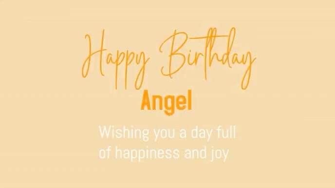 Joyful Birthday Video  Digital Display (16:9) template