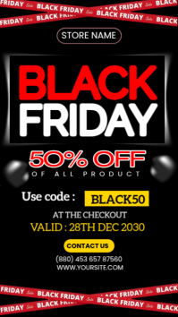 Joyful Black Friday Instagram Story Instagram-verhaal template