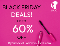Pink Black Friday Sale Flyer Template