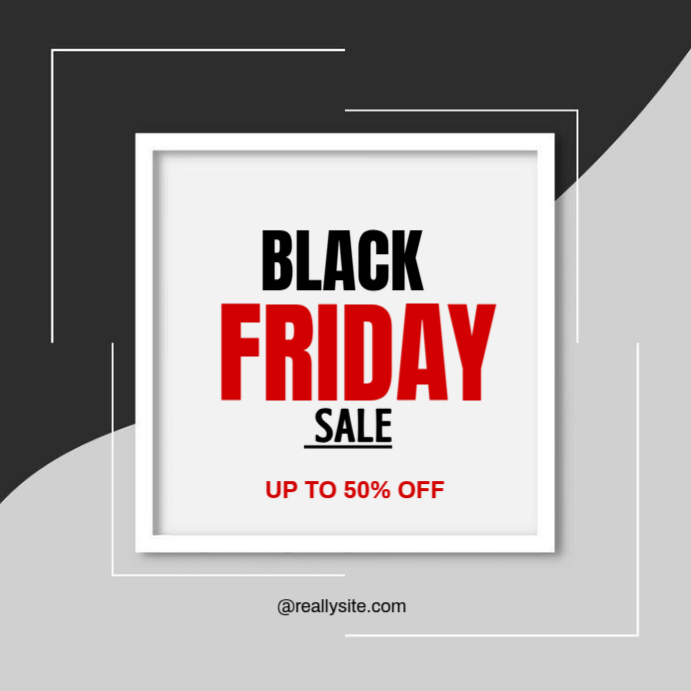 Joyful Black Friday Sale Instagram Post Template | PosterMyWall