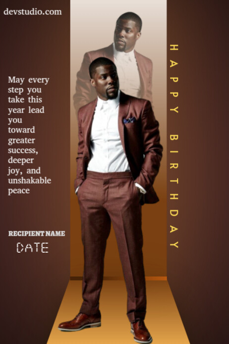 Joyful Bold Birthday Poster Template | PosterMyWall