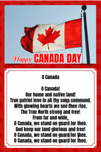Joyful Canada Day Design  Pinterest Graphic template