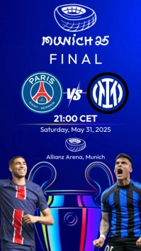 Joyful Champion League Final Instagram Story template