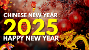 Joyful Chinese Lunar New Year Twitter Post template