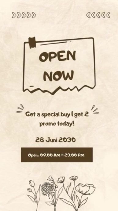 Joyful  Chocolate Minimal Temporary Post Instagram Story Instagram Story template