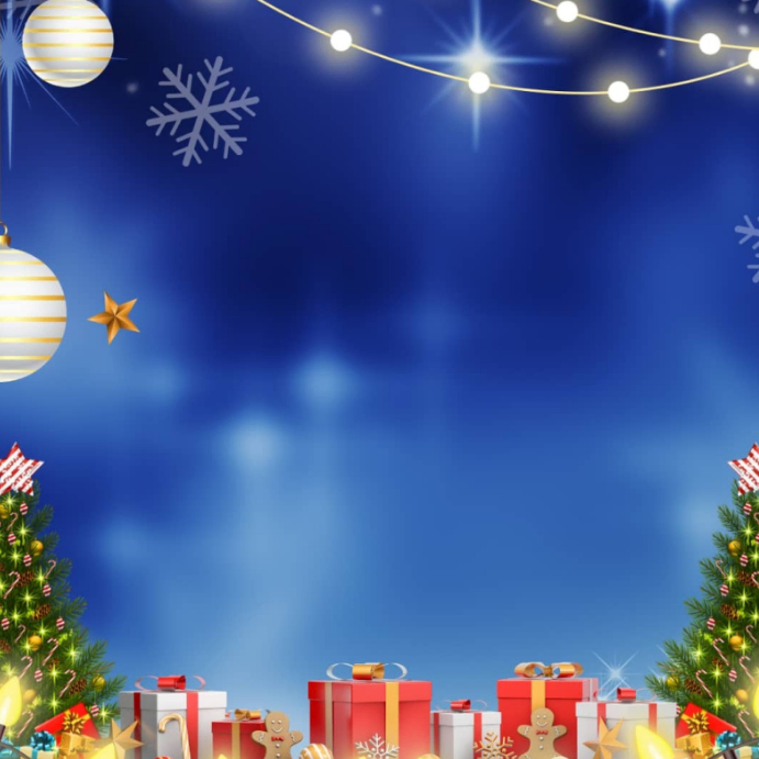 Joyful Christmas Frame Instagram Post Template | PosterMyWall