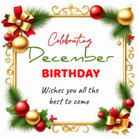 Joyful Christmas Greeting Card  Logo template