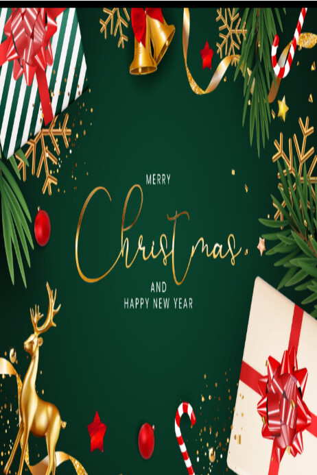 Joyful Christmas Jingos Poster Template | PosterMyWall