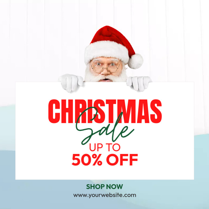 Joyful Christmas Sale Instagram Post Template | PosterMyWall