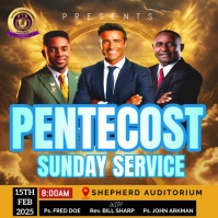 Joyful Church Service Design Square (1:1) template