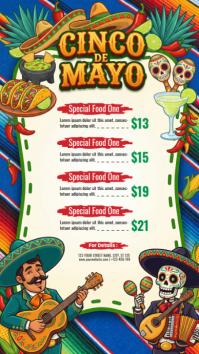 Joyful Cinco de Mayo Celebration Instagram Story template