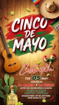Joyful Cinco de Mayo Celebration Instagram Story Video template