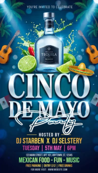 Joyful Cinco de Mayo Party Instagram Story Video template