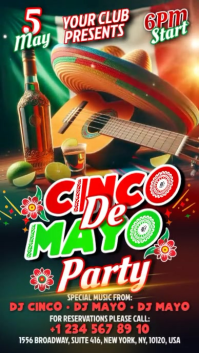 Joyful Cinco de Mayo Party Instagram Story Video template