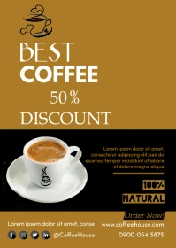 Joyful Coffee A6 template