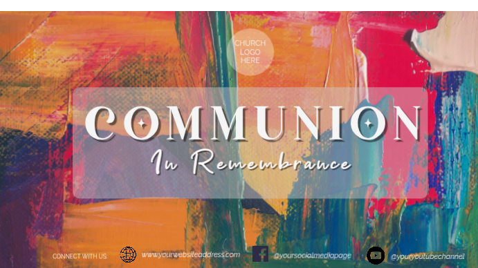 Communion Service Template | PosterMyWall