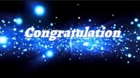 Joyful Congratulation Digital Display (16:9) template