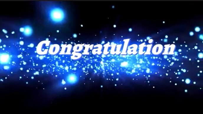 Joyful Congratulation Digital Display (16:9) Template | PosterMyWall