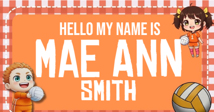 Name Tag Introduction Template | PosterMyWall