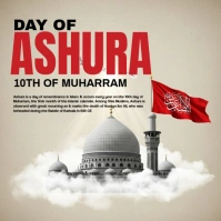 Joyful Day Of Ashura Instagram Post template