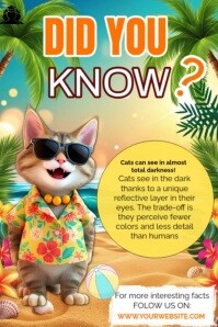 Joyful Did You Know Poster template