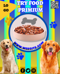 Dog Food Promotion Instagram Portrait Template