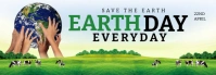 Joyful Earth Day Tumblr Banner template