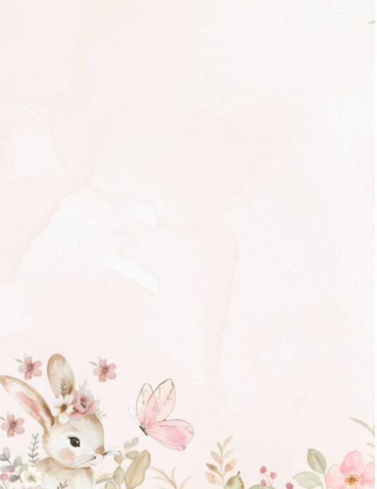 Joyful Easter Greeting Card / Menu Template  Flyer (us Letter)