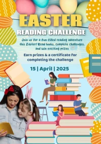Joyful Easter Reading Challenge A2 template