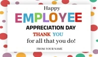 Joyful Employee Appreciation Day  Tag template