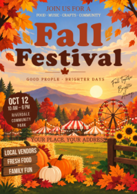 Fall Festival A2 Template