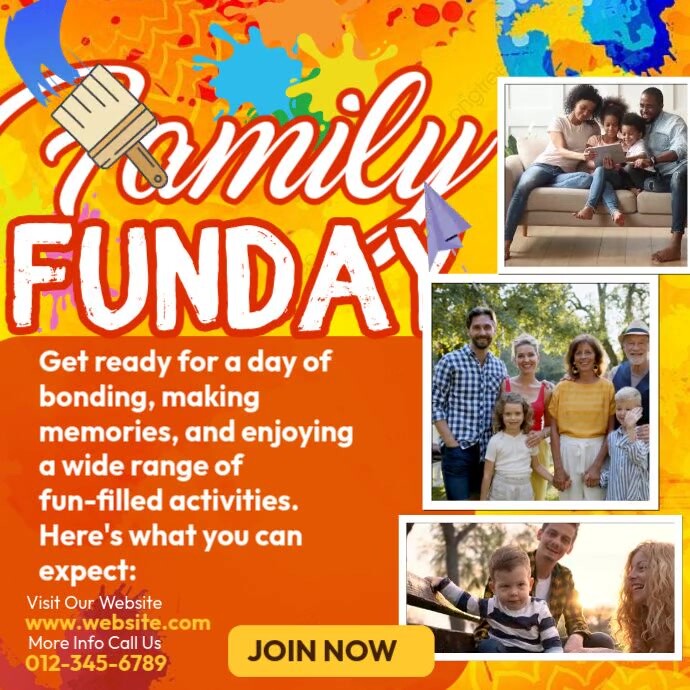 Family Offer Posts Copy of Joyful Family Bonding Instagram Post | PosterMyWall