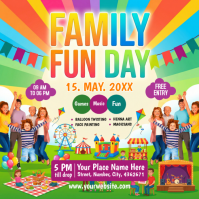 Joyful Family Fun Day Instagram Post Iphosti le-Instagram template