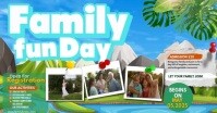 Joyful Family Funday  Facebook Shared Image template
