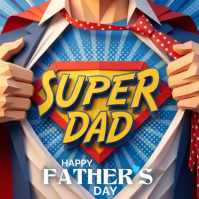 Joyful Father's Day Instagram Post Video Instagram-bericht template