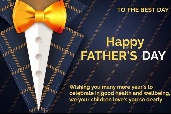 Joyful Father's Day  Poster Plakkaat template