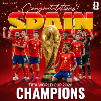 Joyful FIFA World Cup 2026 Instagram Post template