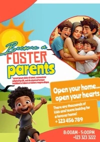 Joyful Foster Parents A4 template