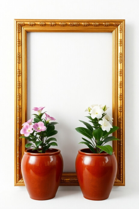 Joyful Frame Art Decor  Poster template