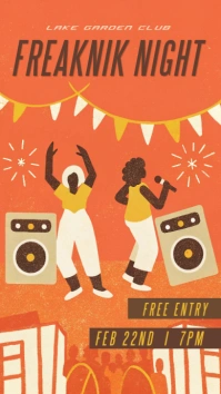 Joyful Freaknik Night Instagram Story template