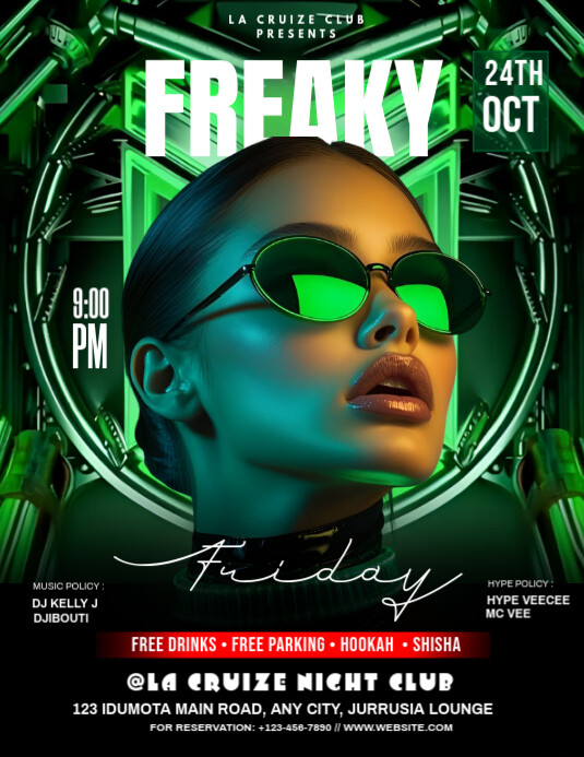 Joyful Freaky Friday  Flyer (us Letter) template