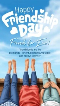 Joyful Friendship Day Instagram Story template