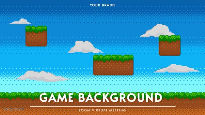 Joyful Game Presentation (16:9) | Zoom Backgr Template | PosterMyWall