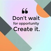 Joyful Geometric Abstract Background – Modern Layout For Quotes, Branding, Or Social Media Templates