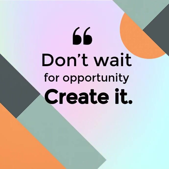 Joyful Geometric Abstract Background – Modern Layout For Quotes, Branding, Or Social Media Templates Instagram Post
