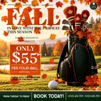 Golf Promotion Carré Template