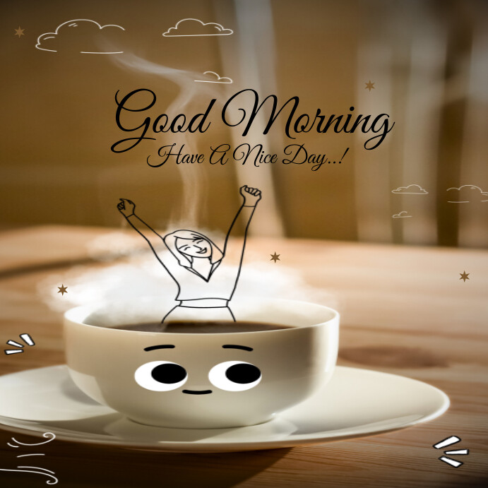 Joyful Good Morning Instagram Post Template | PosterMyWall